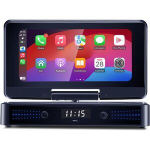 Portable Car Stereo Wireless Apple Carplay and Android Auto with 3w Dual-Chamber